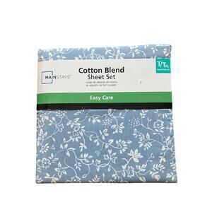 Cotton Blend Country blue sheet set T/Txl